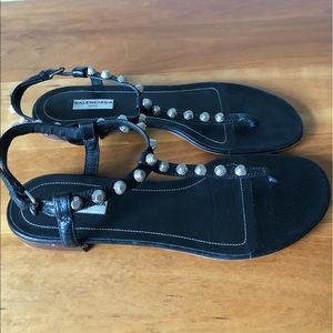 Balenciaga studded sandals